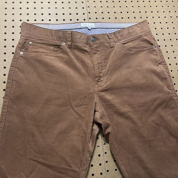 Peter Millar Pants 36x33 Brown Superior Soft Corduroy Five-Pocket Pant Trouser - Picture 6 of 10